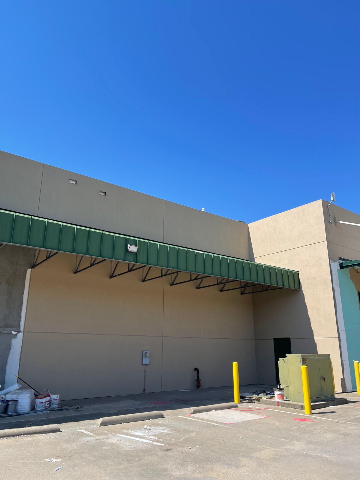 Retail Center EIFS — Finished